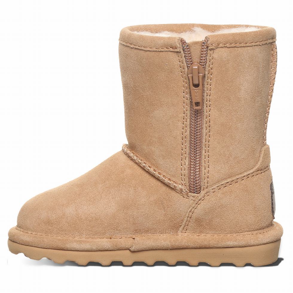 Brown Bearpaw Elle Toddler Zipper Kids' Boots | YNN368ET