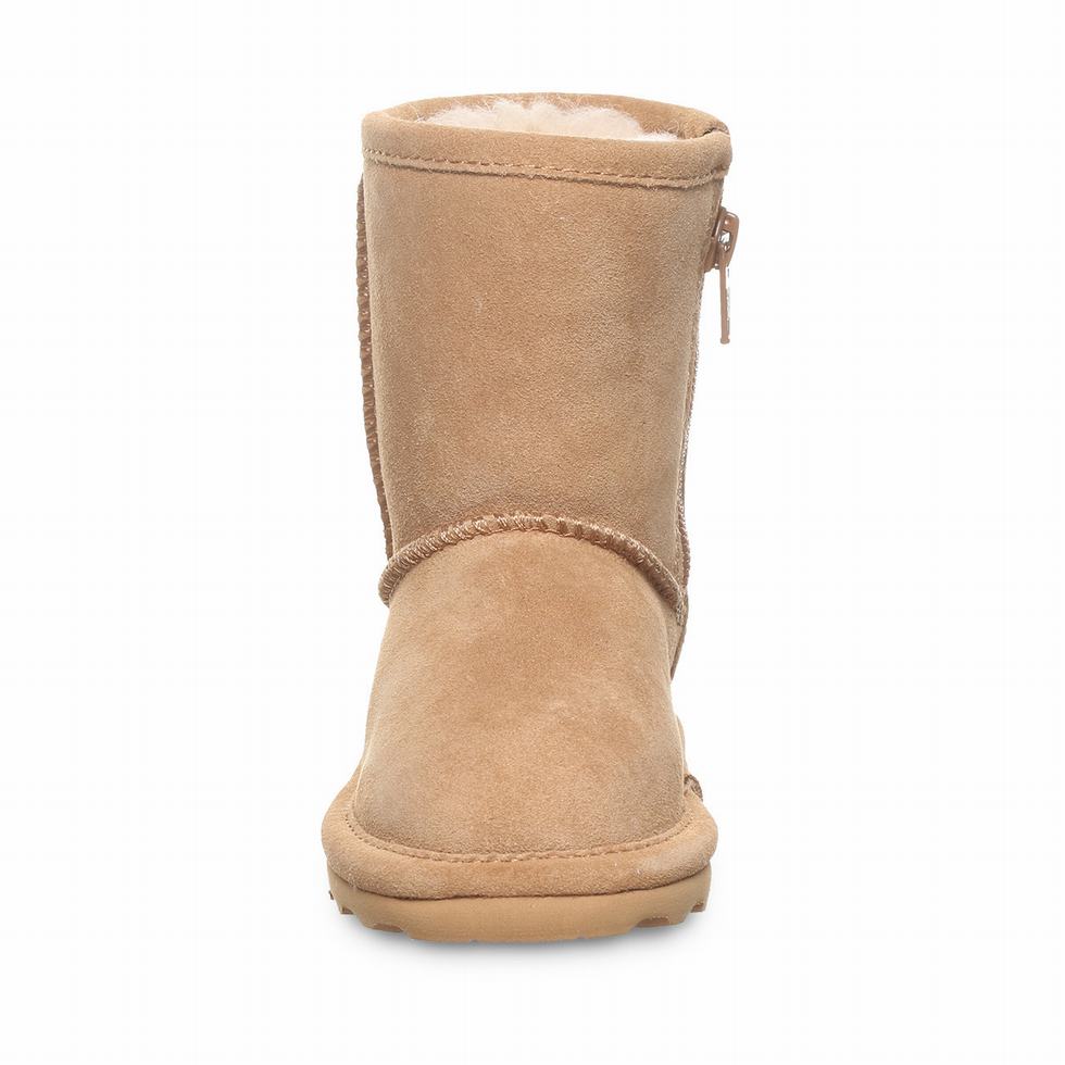 Brown Bearpaw Elle Toddler Zipper Kids' Boots | YNN368ET