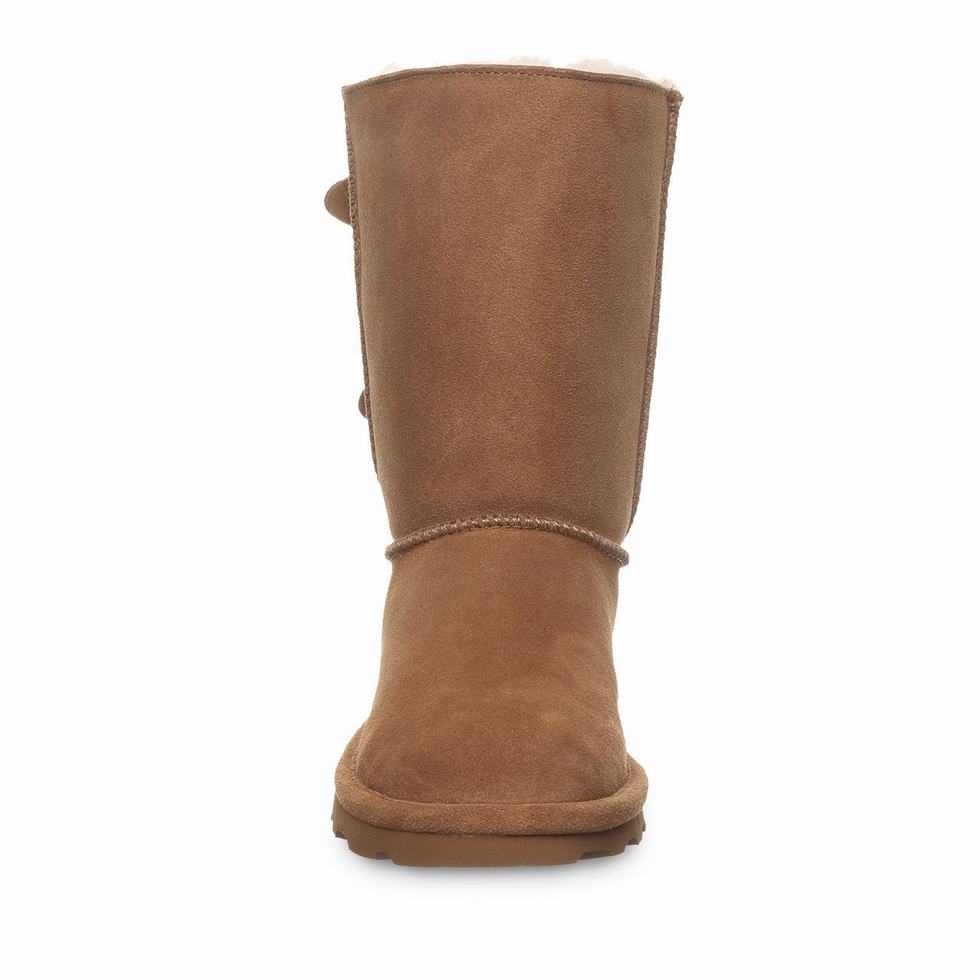 Brown Bearpaw Eloise Wide Women Boots | GMN2321QC