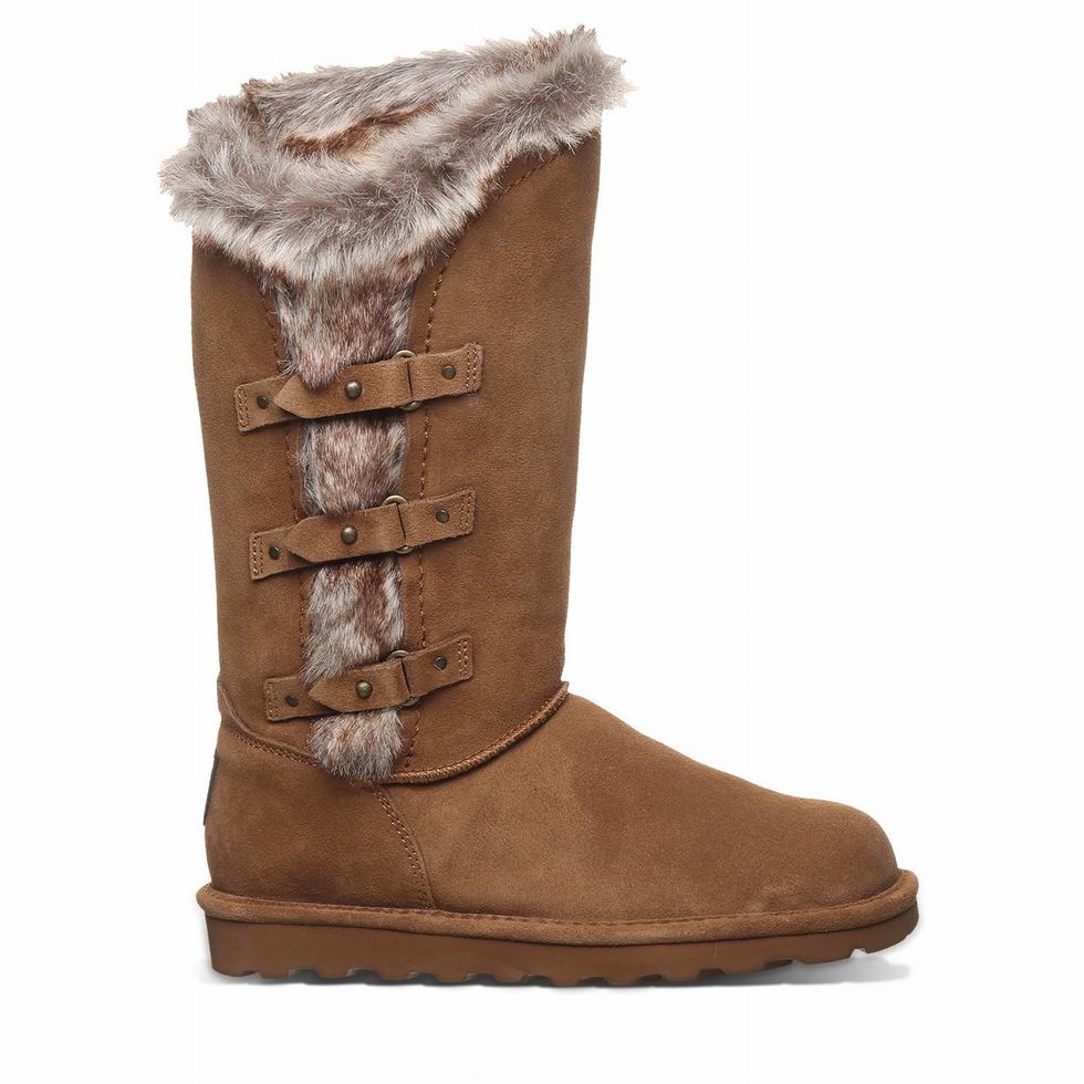 Brown Bearpaw Emery Women Boots | ZSH6810AM