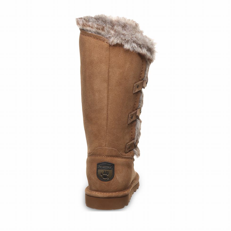 Brown Bearpaw Emery Women Boots | ZSH6810AM