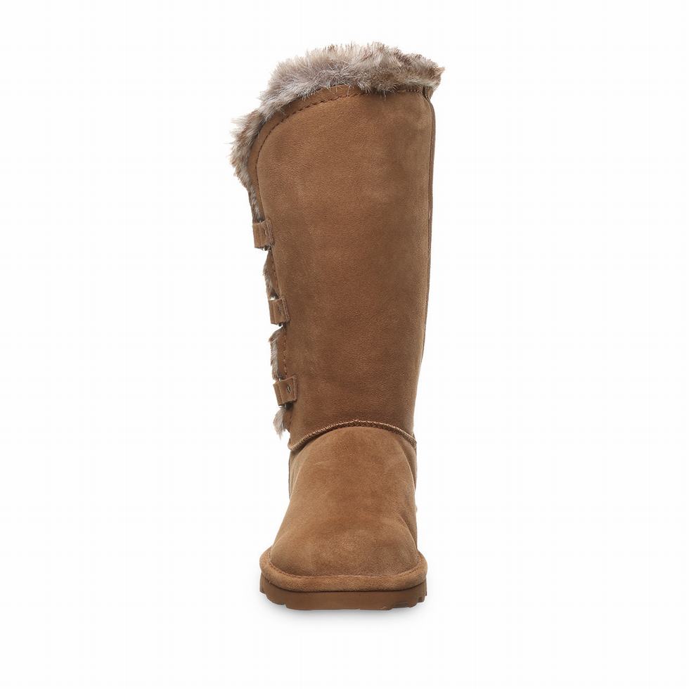 Brown Bearpaw Emery Women Boots | ZSH6810AM