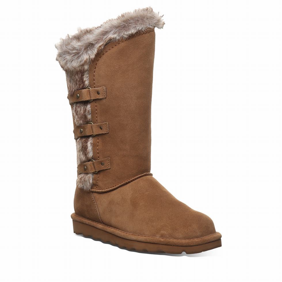 Brown Bearpaw Emery Women Boots | ZSH6810AM