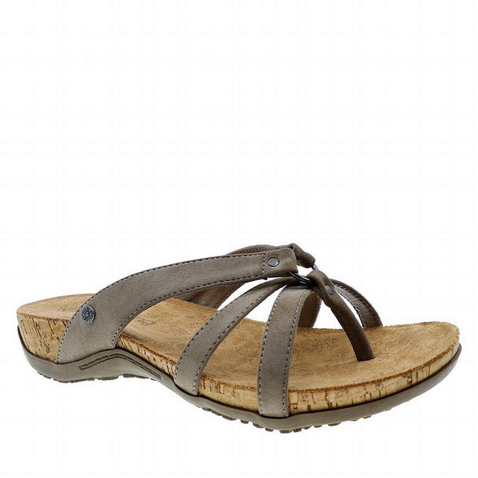 Brown Bearpaw Fawn Women Sandals | FWW4994YG