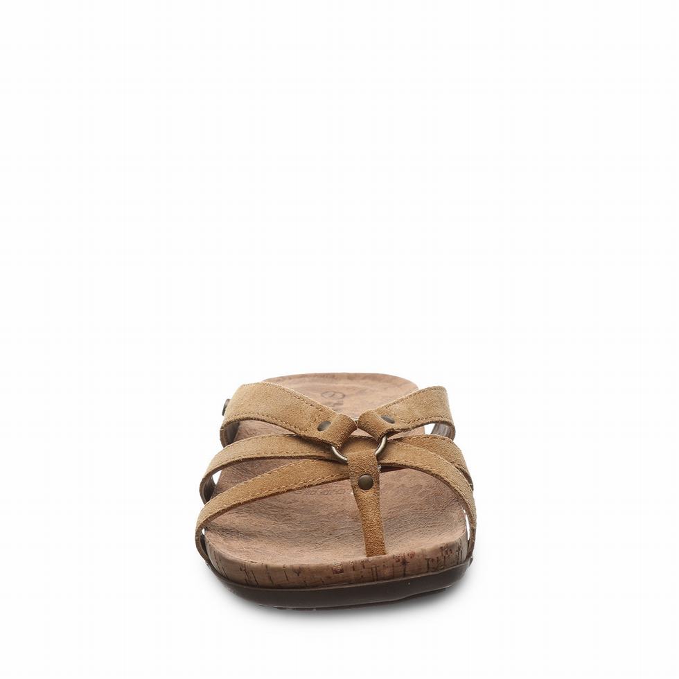 Brown Bearpaw Fawn Women Sandals | WEF2047TC