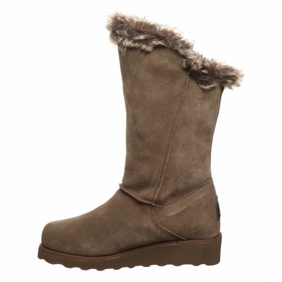 Brown Bearpaw Genevieve Women Boots | VCP4819TD