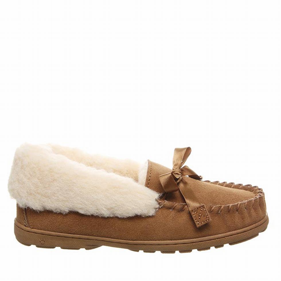 Brown Bearpaw Indio Women Slippers | JCB8779XK