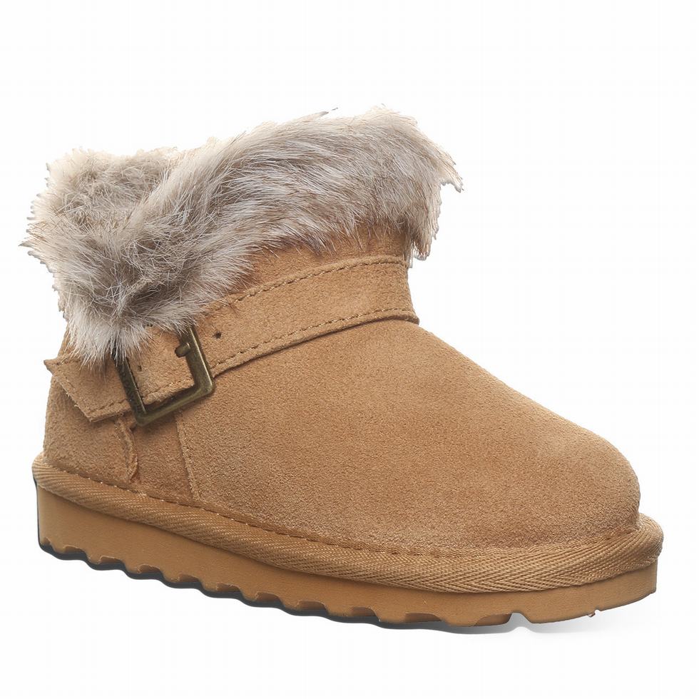 Brown Bearpaw Jasmine Toddler Kids\' Boots | YWN1633JT