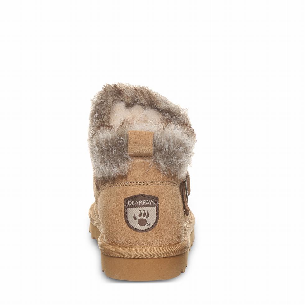 Brown Bearpaw Jasmine Youth Kids' Boots | DNE787HD