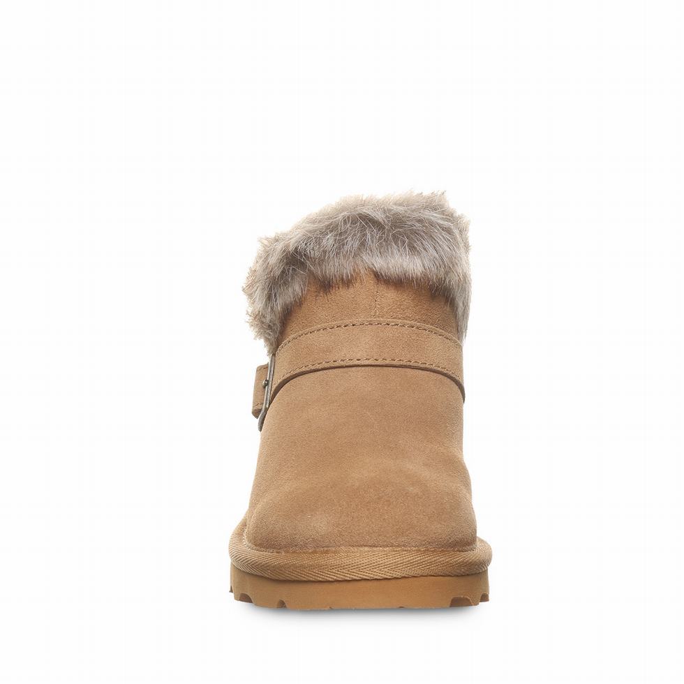 Brown Bearpaw Jasmine Youth Kids' Boots | DNE787HD