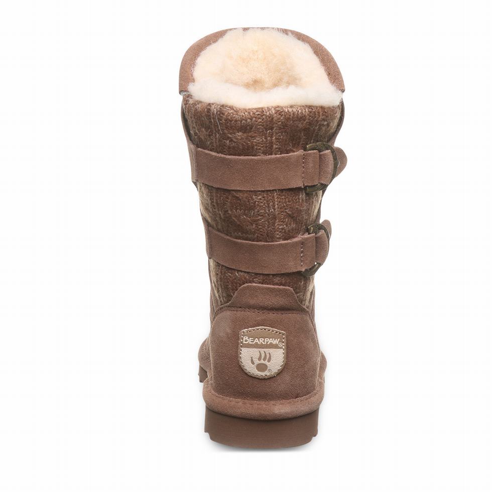 Brown Bearpaw Jenni Women Boots | SIK7696LQ