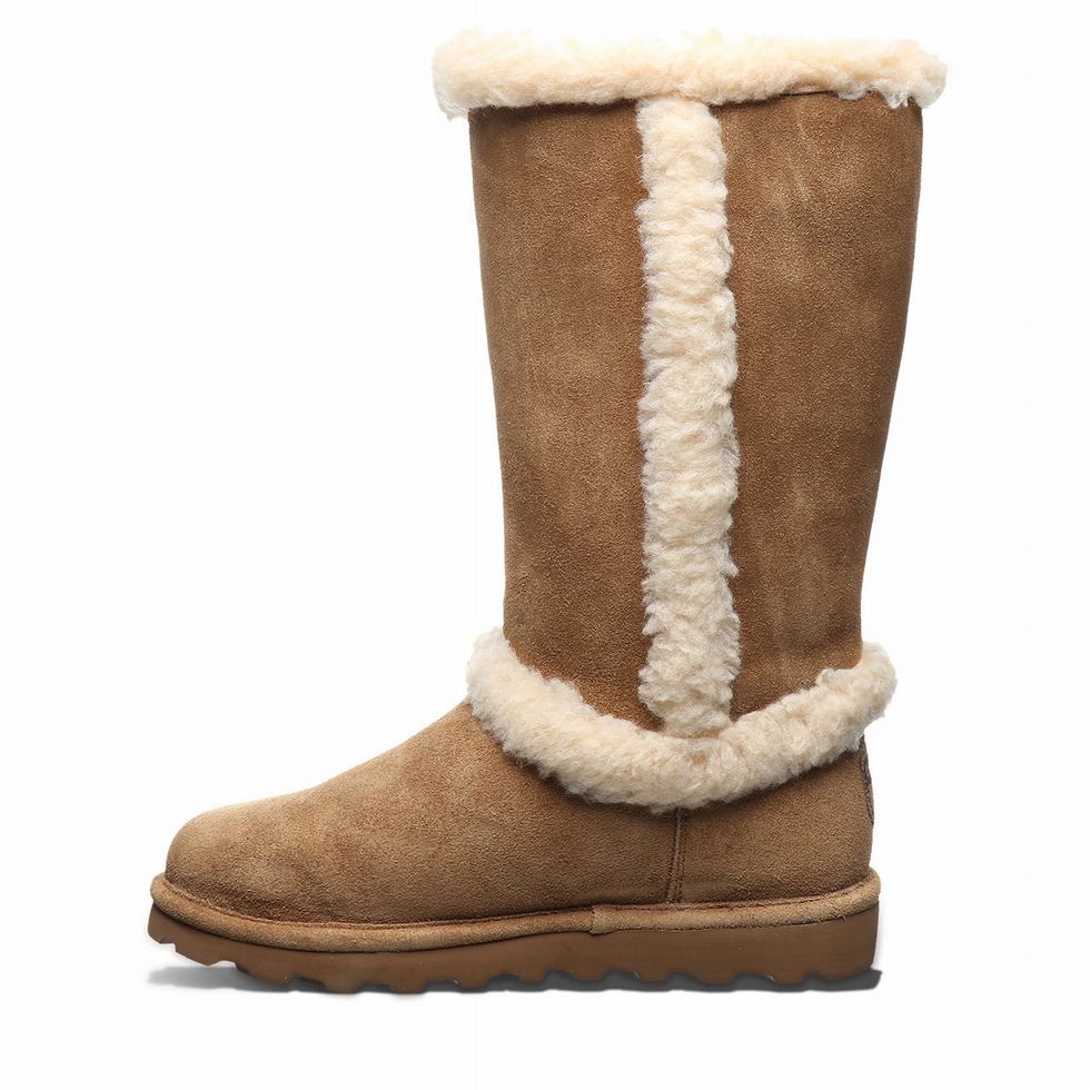 Brown Bearpaw Kendall Women Boots | MVR4972FV