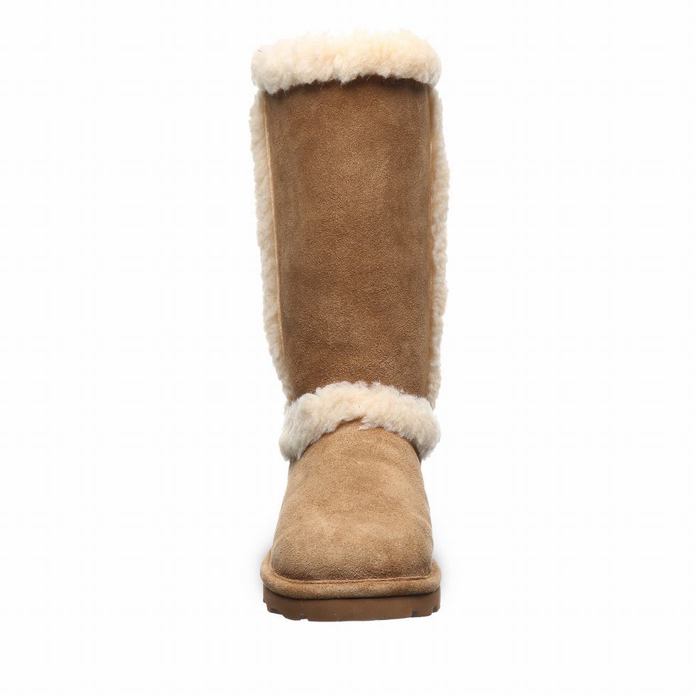 Brown Bearpaw Kendall Women Boots | MVR4972FV