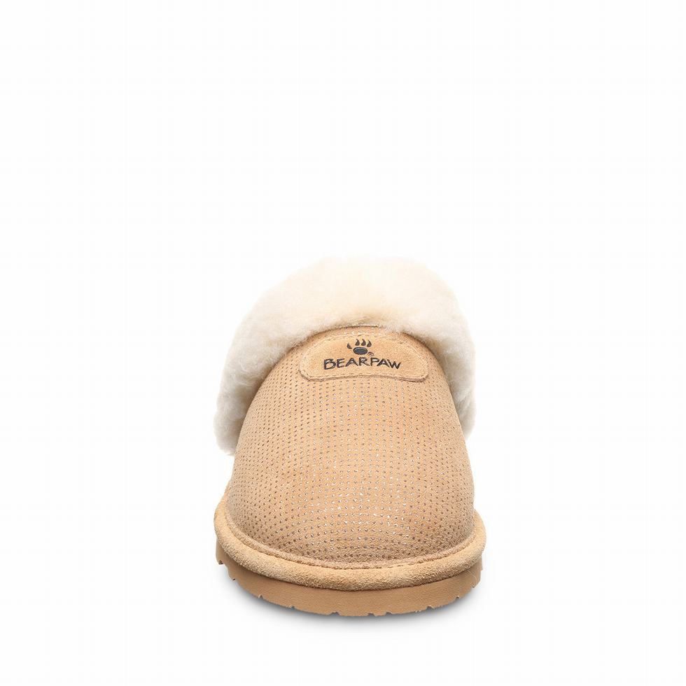 Brown Bearpaw Loki Exotic Women Slippers | GKA3285RL