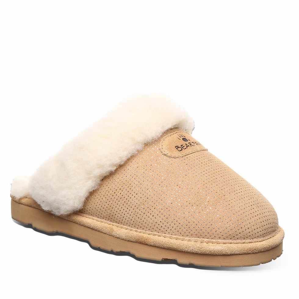 Brown Bearpaw Loki Exotic Women Slippers | GKA3285RL