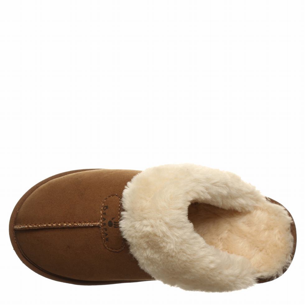 Brown Bearpaw Loki Vegan Women Slippers | JHF949KC