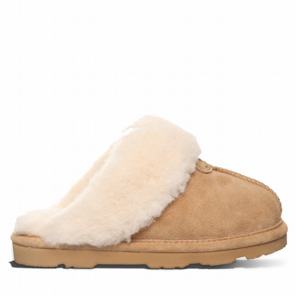 Brown Bearpaw Loki Youth Kids' Slippers | JWK64100XJ