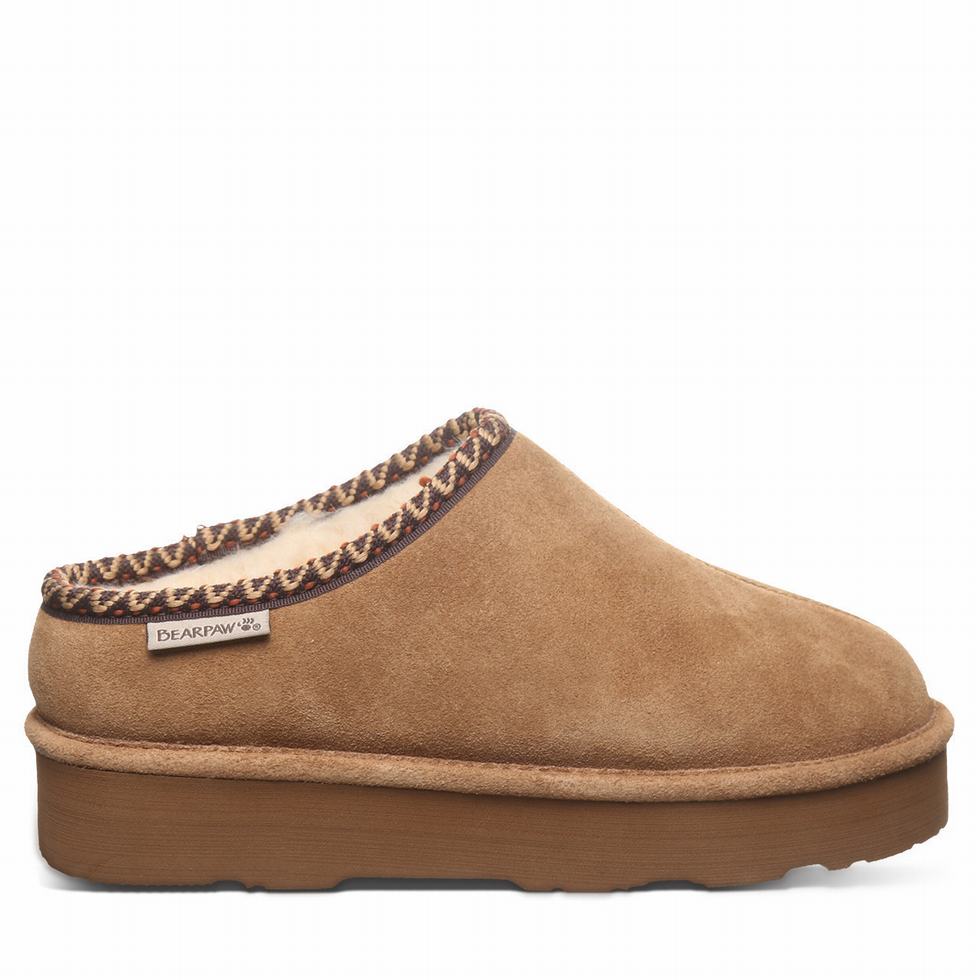 Brown Bearpaw Martis Women Slippers | HYN4735JD