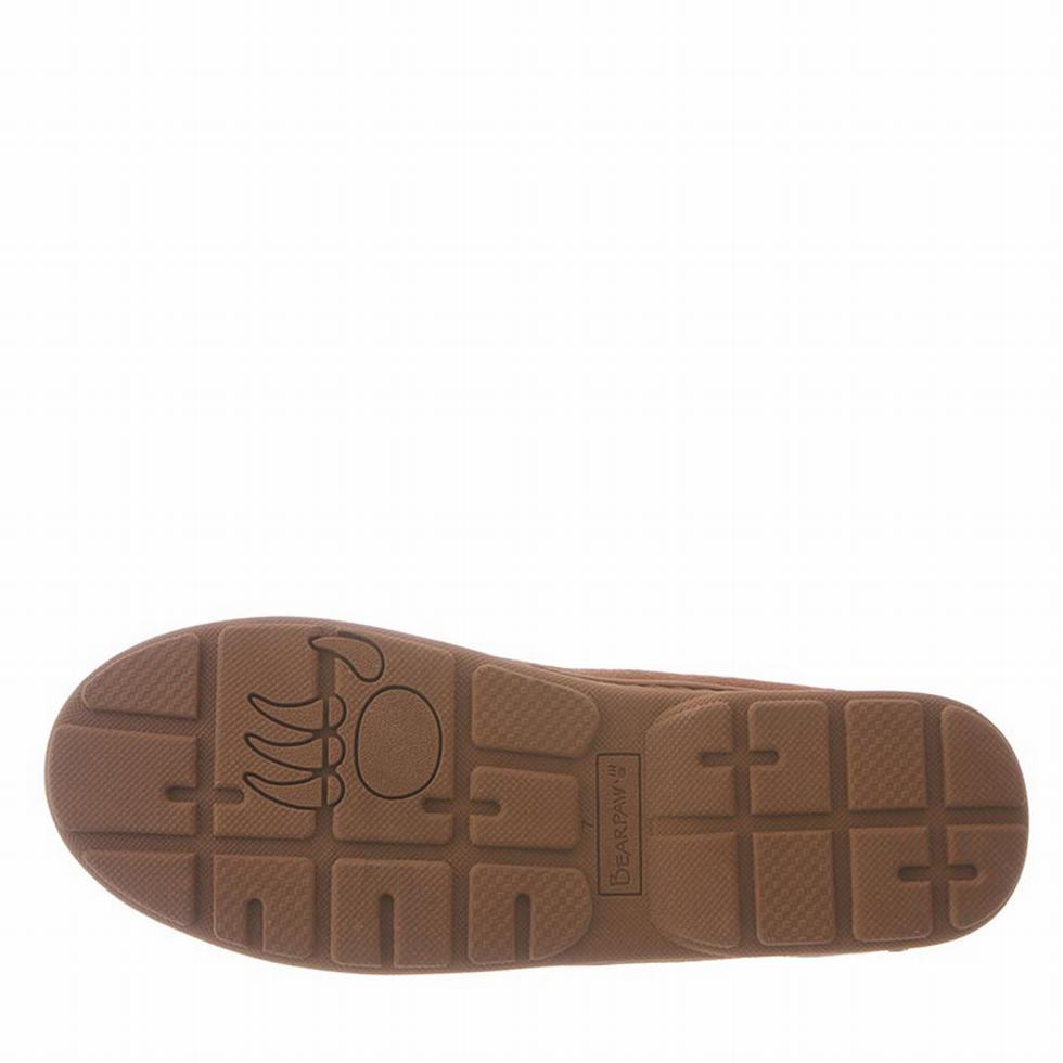 Brown Bearpaw Mindy Wide Women Slippers | LXO1739QI