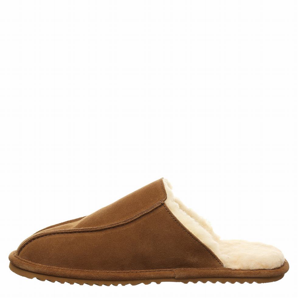 Brown Bearpaw Pierre Men Slippers | XLN651ER