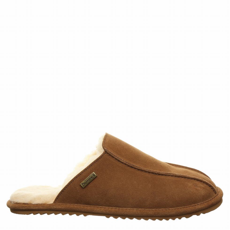 Brown Bearpaw Pierre Men Slippers | XLN651ER