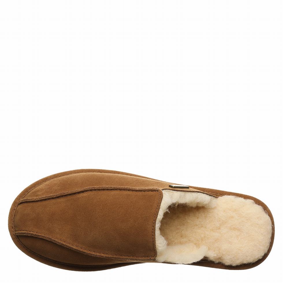 Brown Bearpaw Pierre Men Slippers | XLN651ER