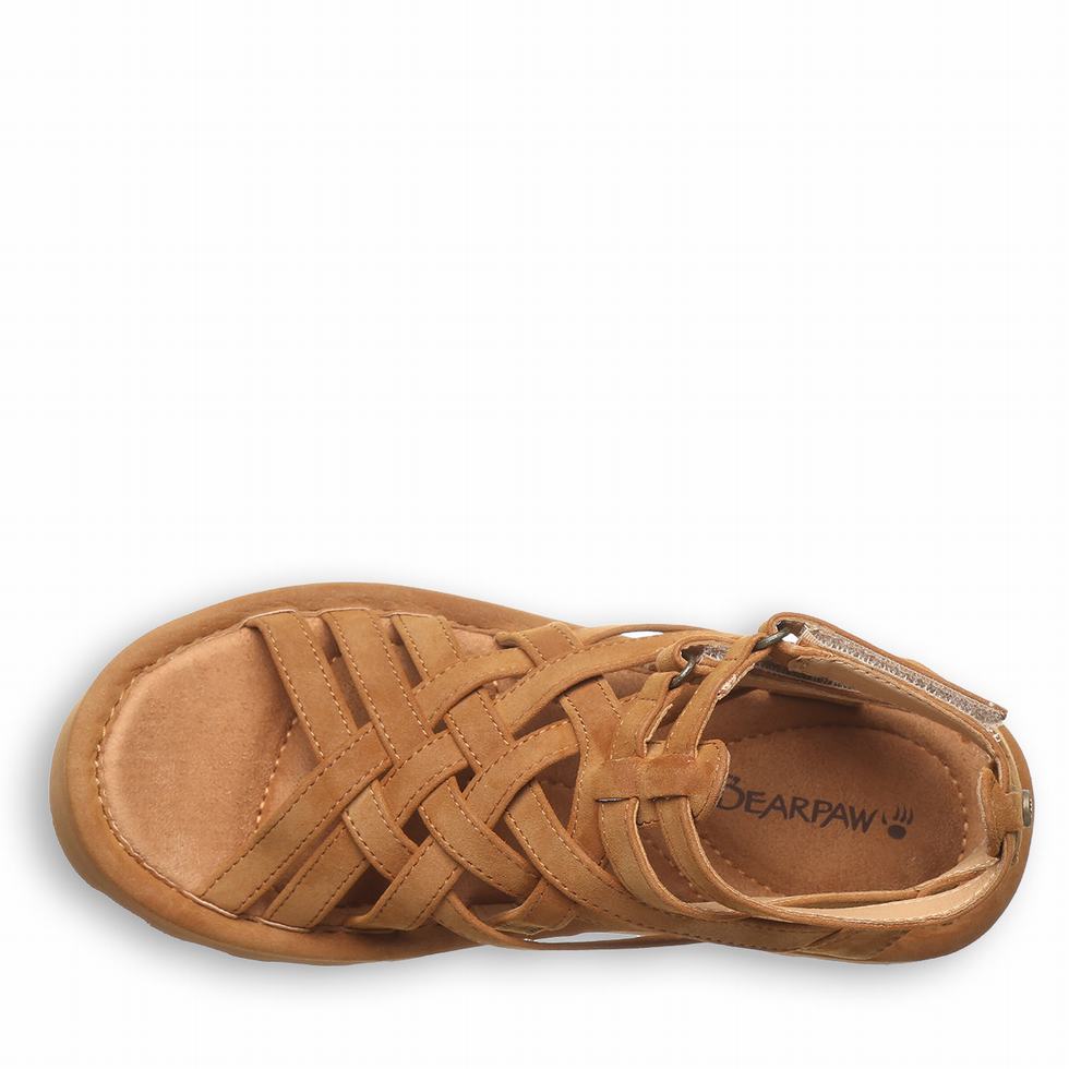 Brown Bearpaw Prominence Women Sandals | ENO702XW