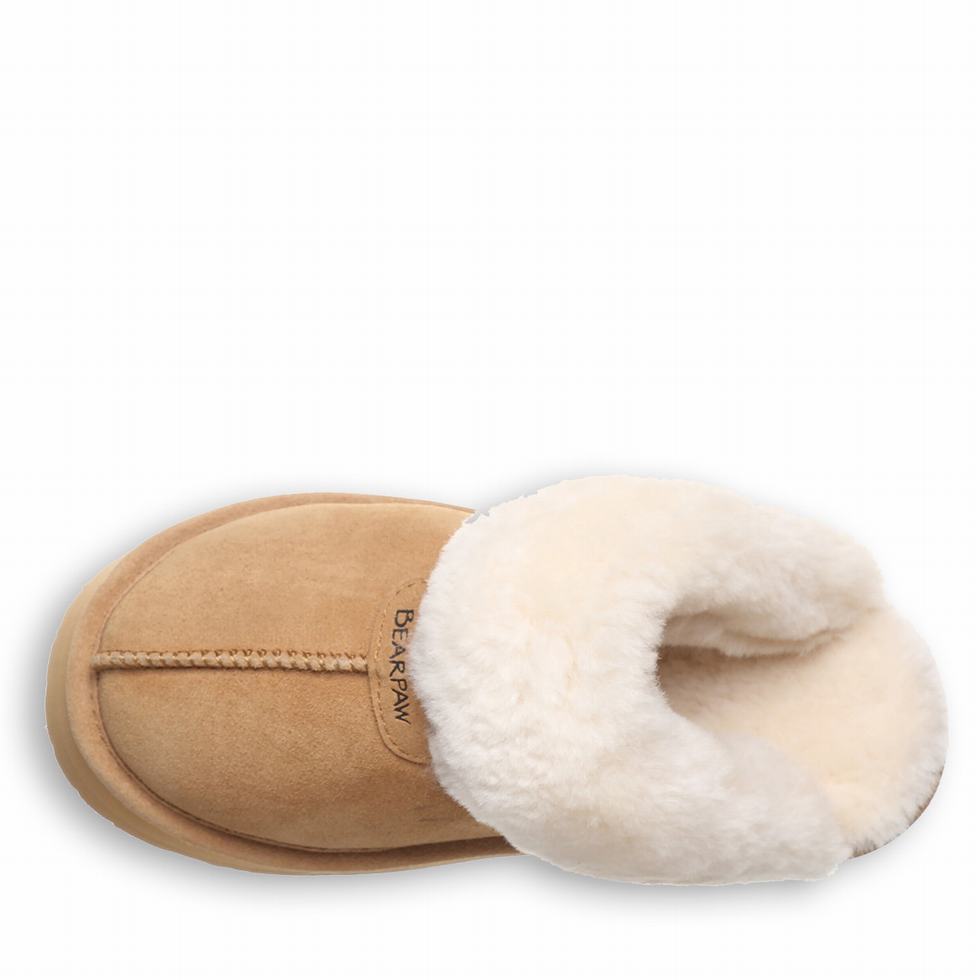 Brown Bearpaw Retro Loki Women Slippers | HKJ9175QK