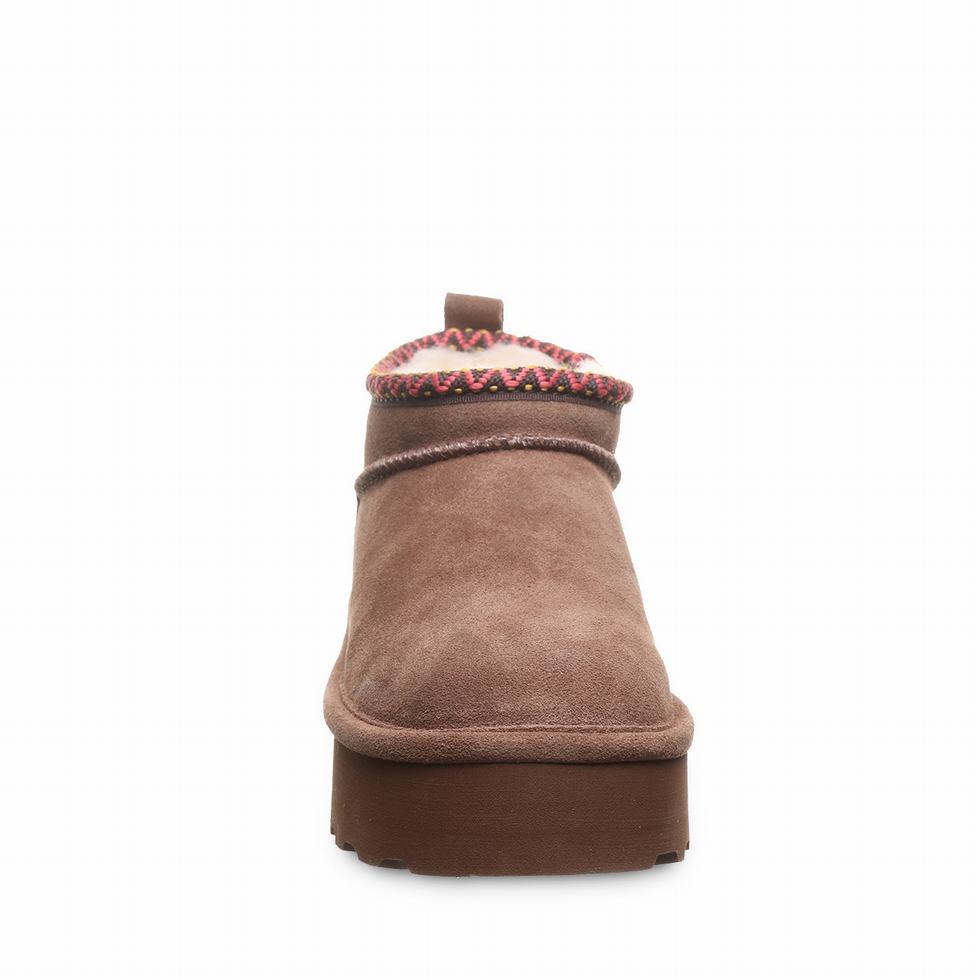 Brown Bearpaw Retro Super Shorty Deco Women Platform Boots | RYW339OY