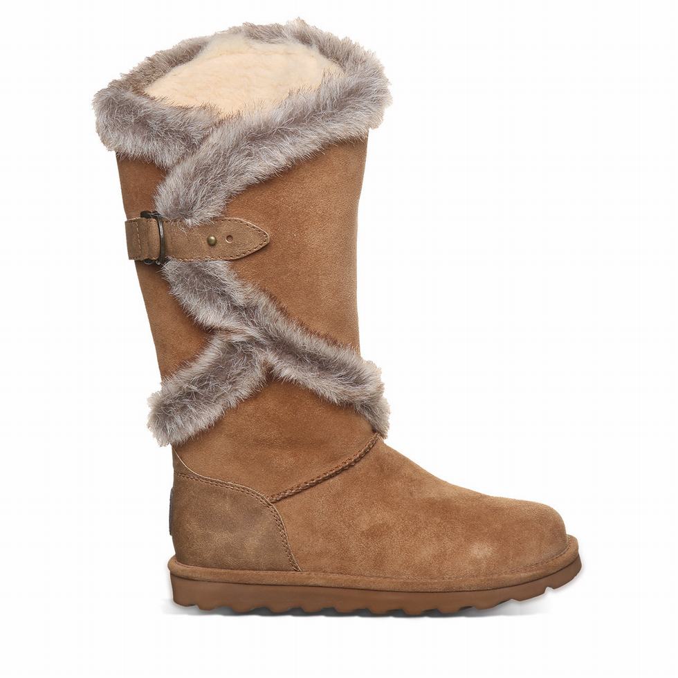 Brown Bearpaw Sheilah Women Boots | JMF9658IM