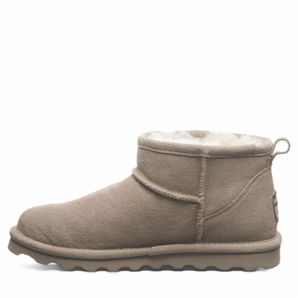 Brown Bearpaw Shorty Wide Women Boots | IPQ9816KZ