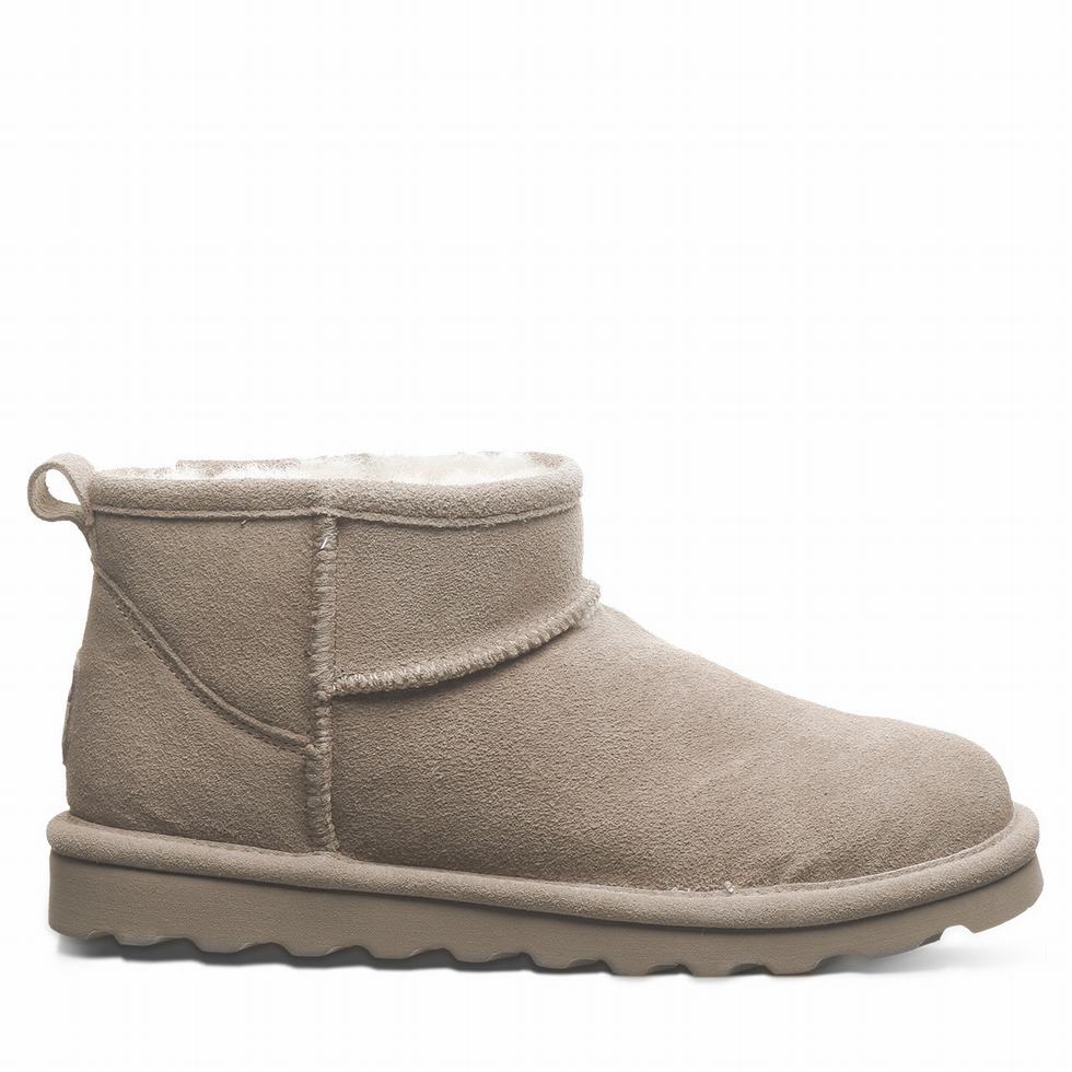 Brown Bearpaw Shorty Wide Women Boots | IPQ9816KZ