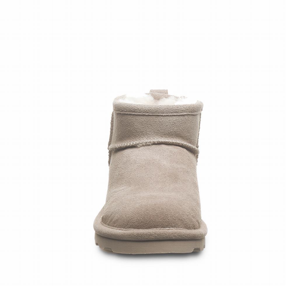 Brown Bearpaw Shorty Wide Women Boots | IPQ9816KZ