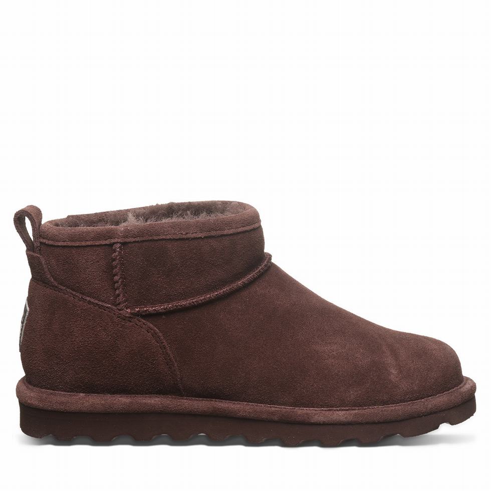 Brown Bearpaw Shorty Women Ankle Boots | LHW3739PR