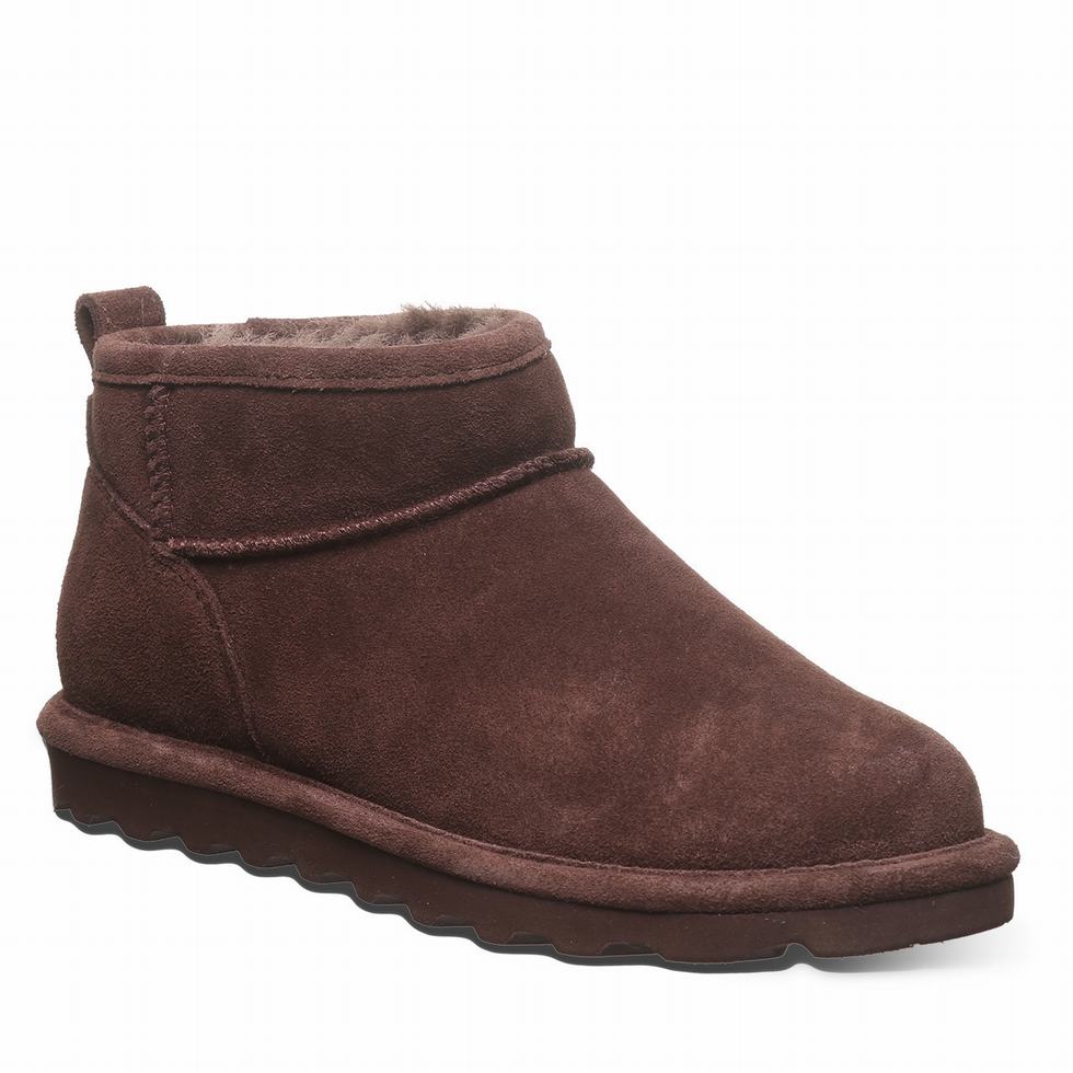 Brown Bearpaw Shorty Women Ankle Boots | LHW3739PR