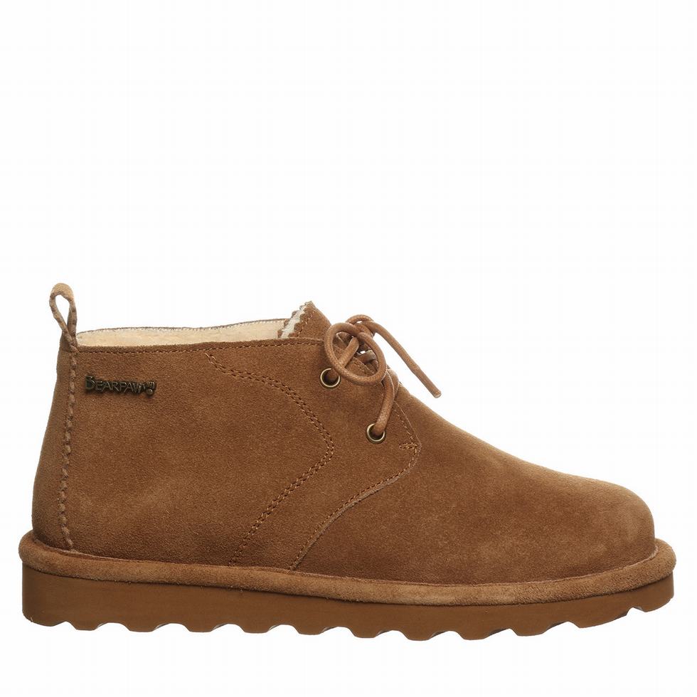 Brown Bearpaw Skye Wide Women Chukka Boots | EVT7828HU