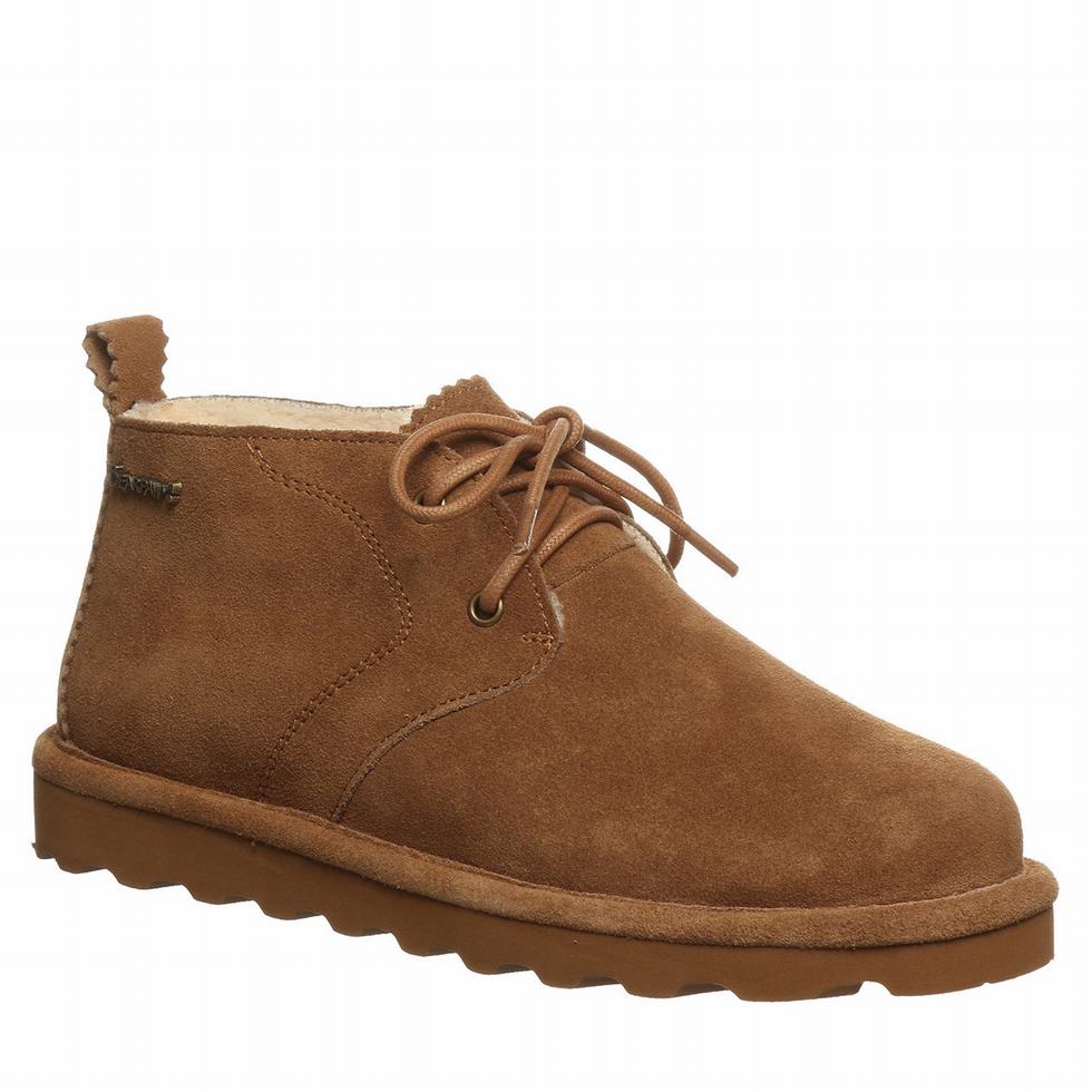 Brown Bearpaw Skye Wide Women Chukka Boots | EVT7828HU