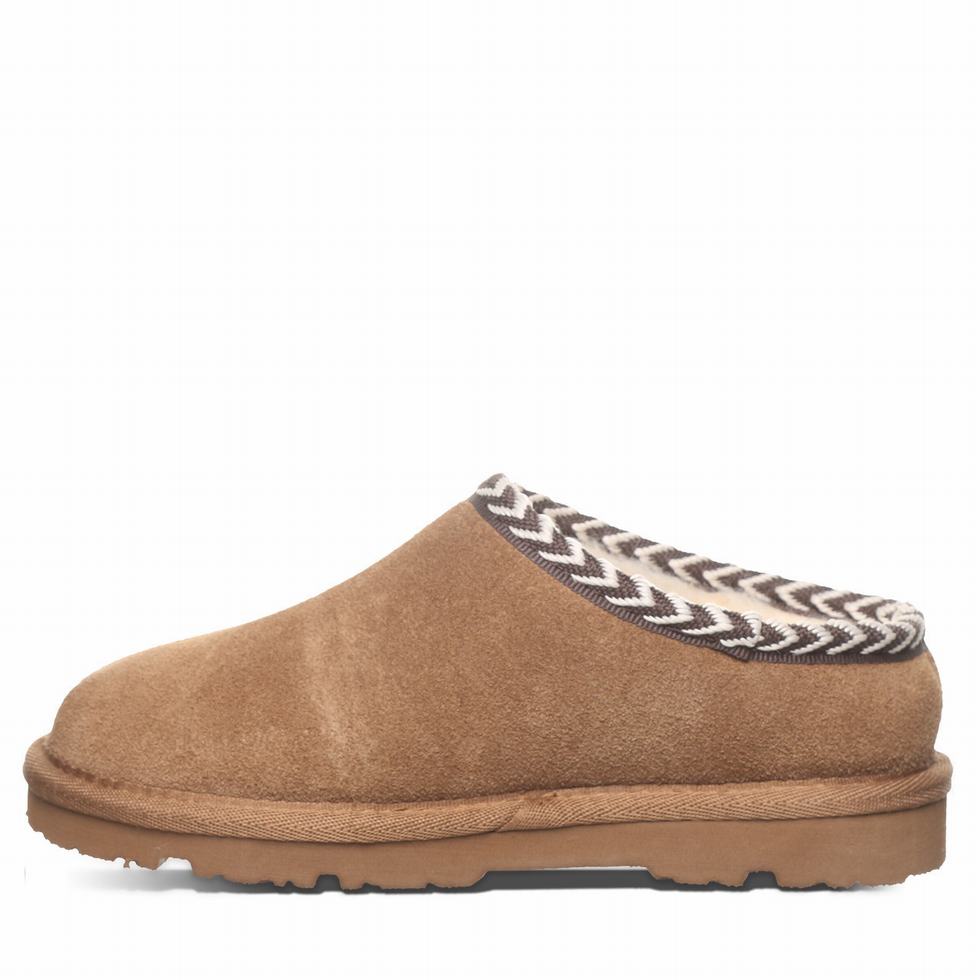 Brown Bearpaw Tabitha Youth Kids' Slippers | RRJ9143MK