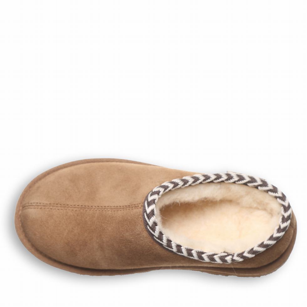 Brown Bearpaw Tabitha Youth Kids' Slippers | RRJ9143MK