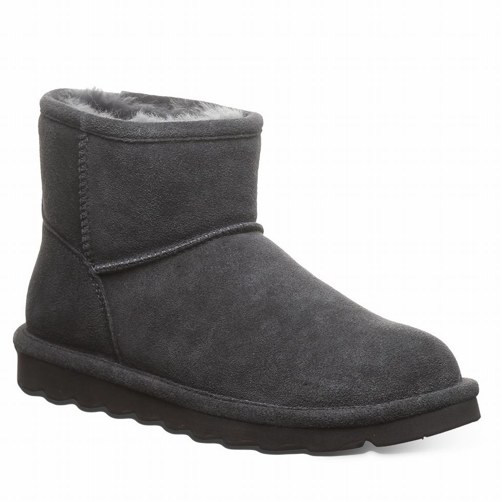 Gray Bearpaw Alyssa Wide Women Boots | DMH8737ZA