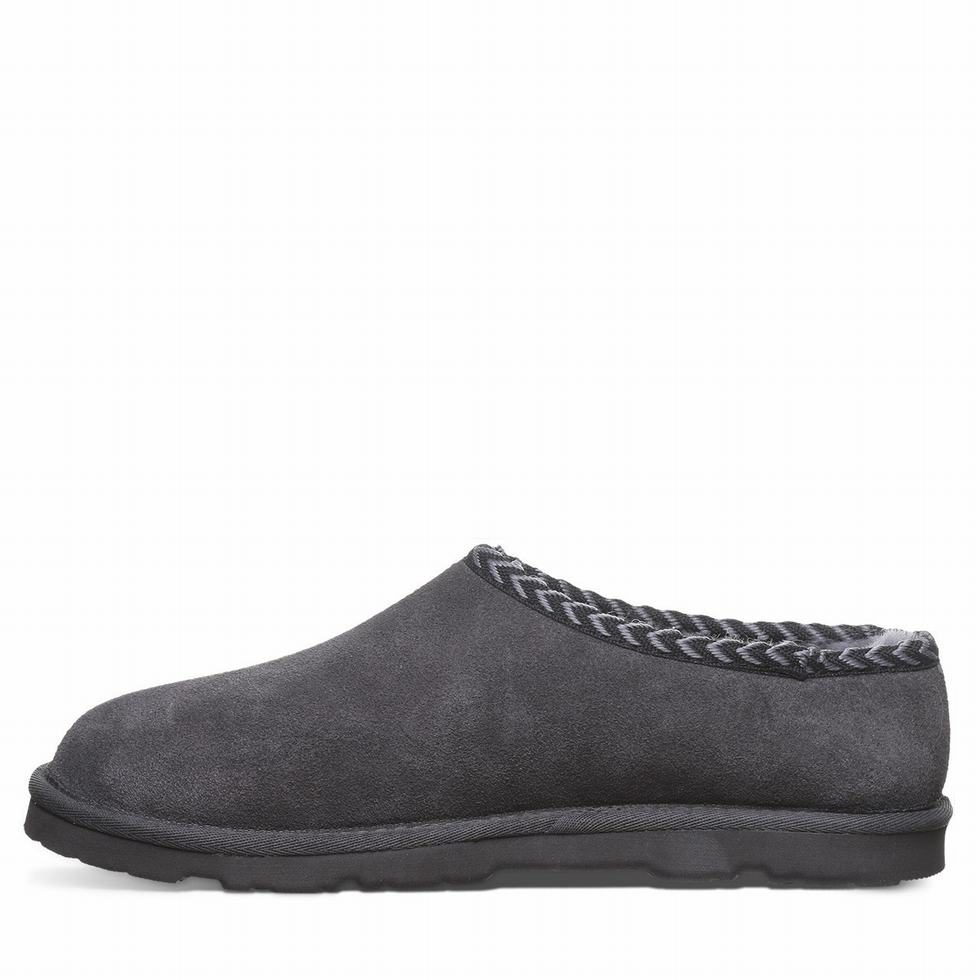 Gray Bearpaw Beau Men Slippers | VOL7640WD