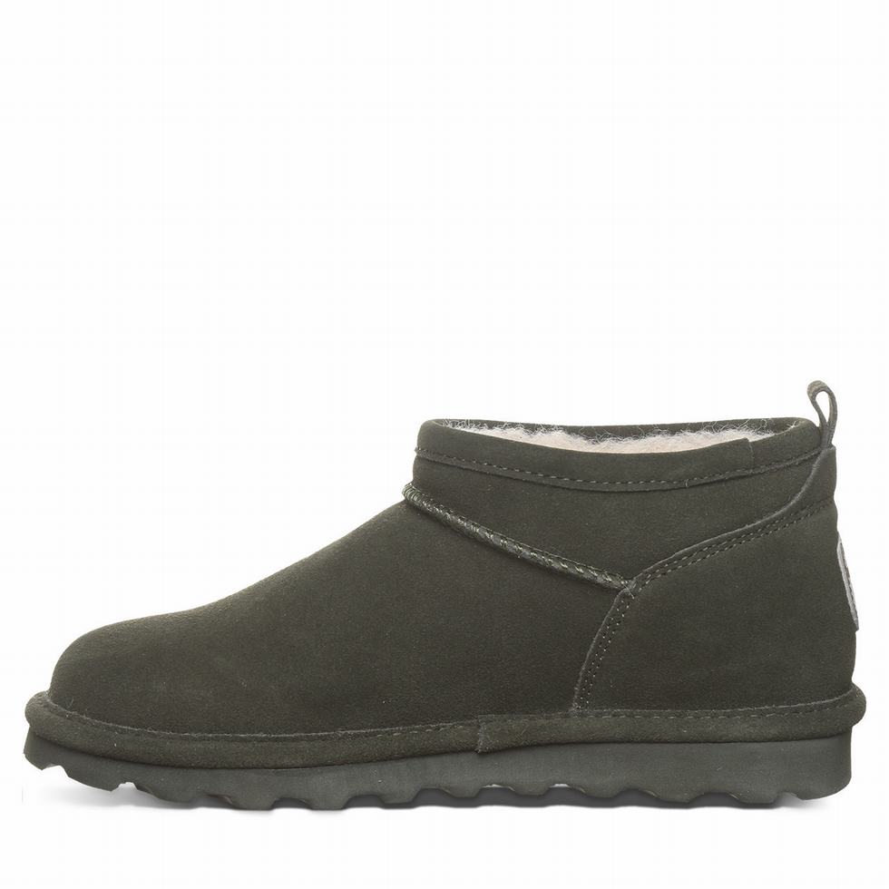 Green Bearpaw Super Shorty Wide Women Boots | DXB6076ZA