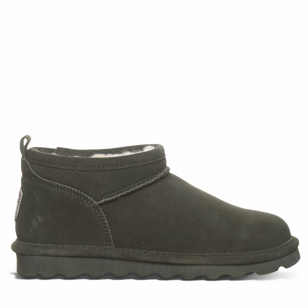 Green Bearpaw Super Shorty Wide Women Boots | DXB6076ZA