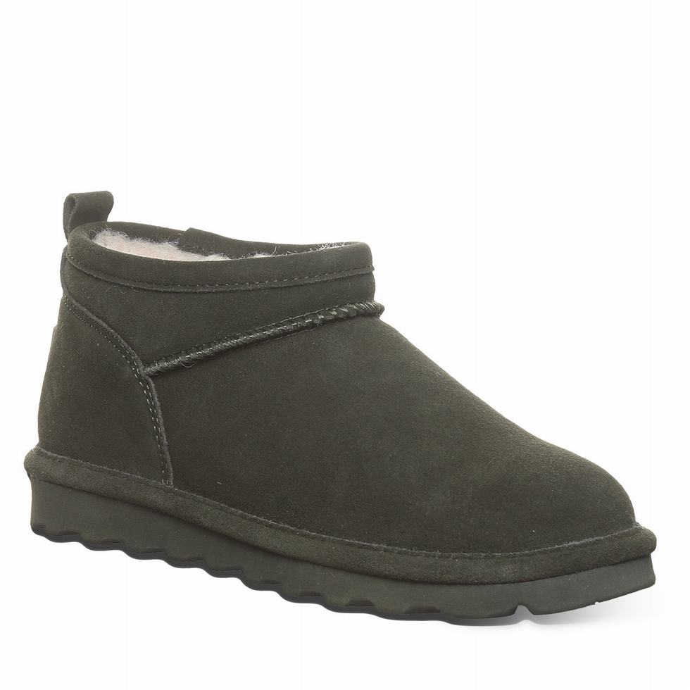 Green Bearpaw Super Shorty Wide Women Boots | DXB6076ZA