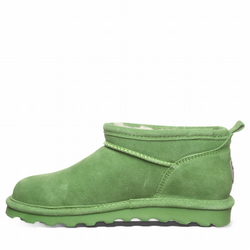 Green Bearpaw Super Shorty Women Snow Boots | OQW893GB