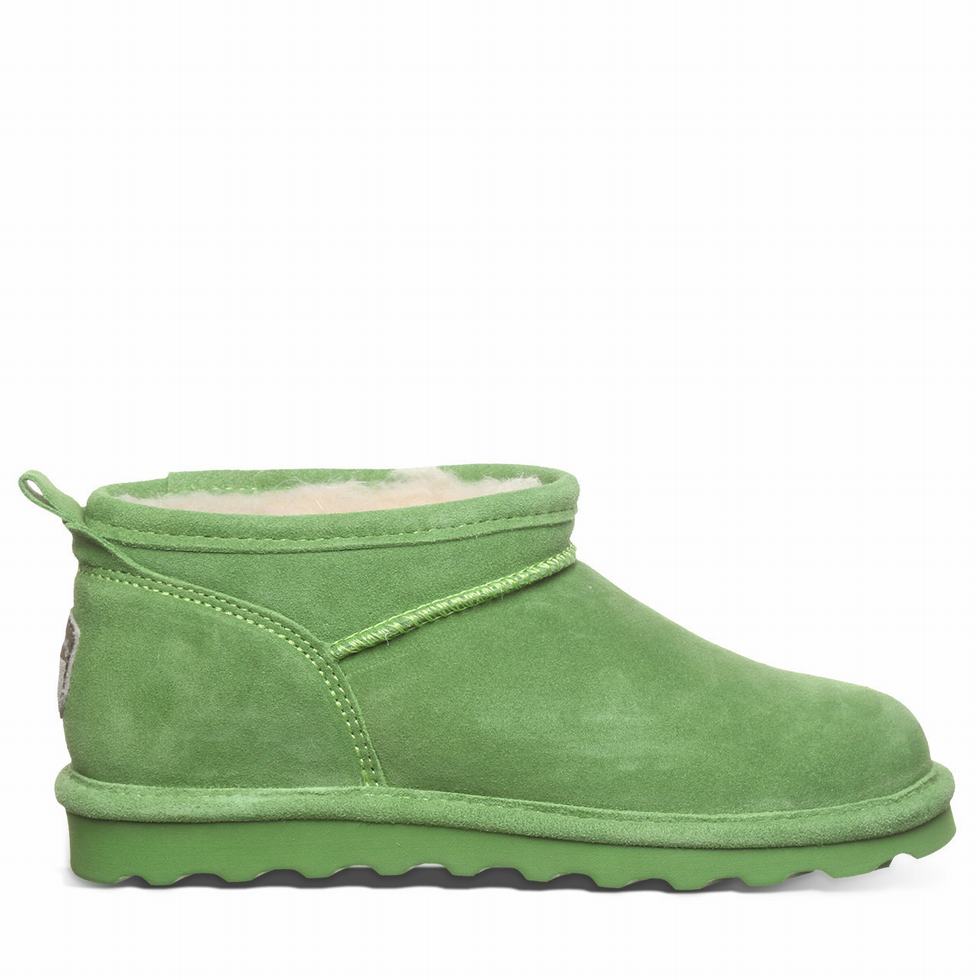 Green Bearpaw Super Shorty Women Snow Boots | OQW893GB