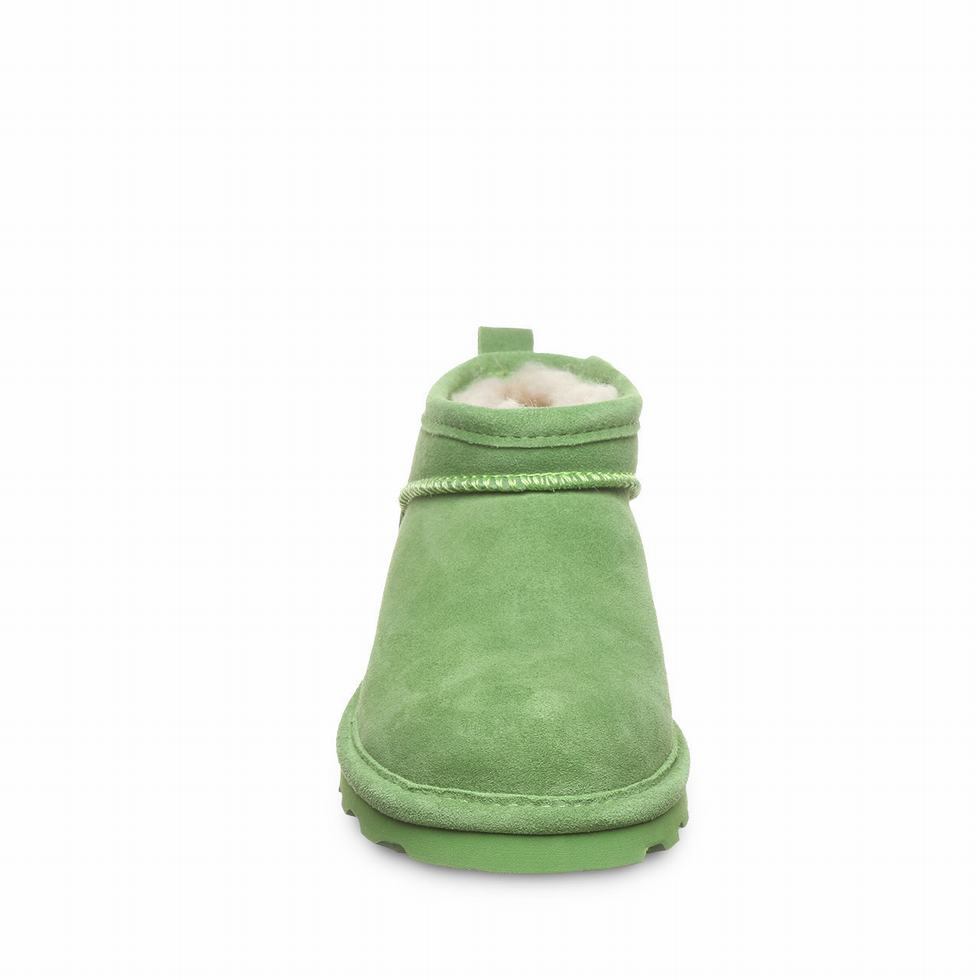 Green Bearpaw Super Shorty Women Snow Boots | OQW893GB