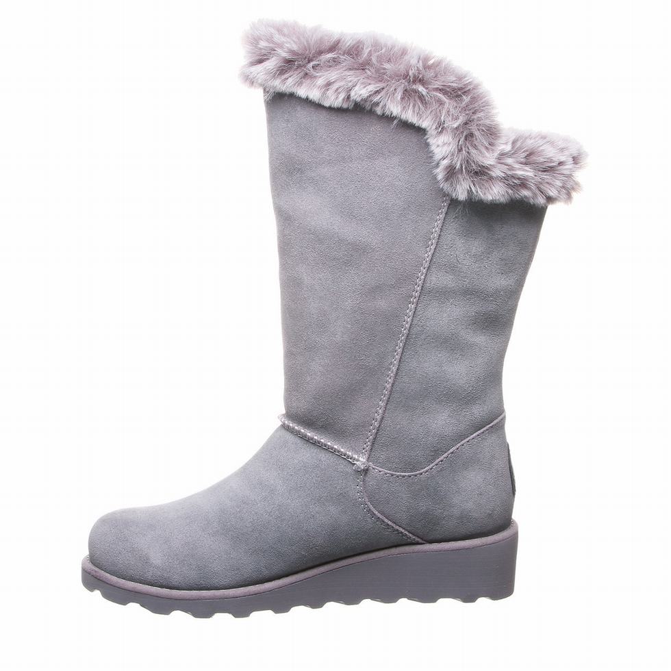 Grey Bearpaw Genevieve Women Boots | GFN2723IP