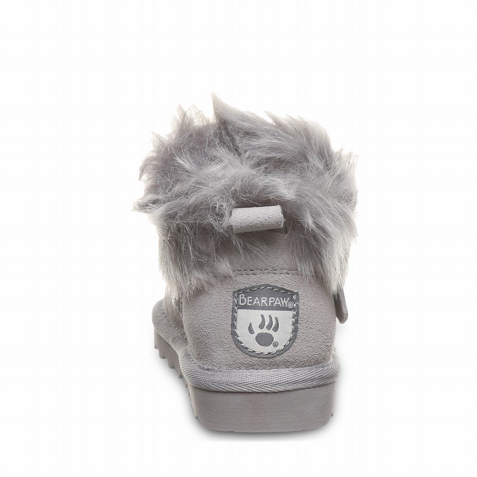 Grey Bearpaw Jasmine Toddler Kids' Boots | SDT8945MF