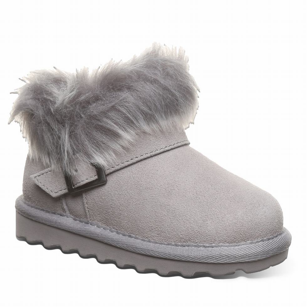 Grey Bearpaw Jasmine Toddler Kids\' Boots | SDT8945MF